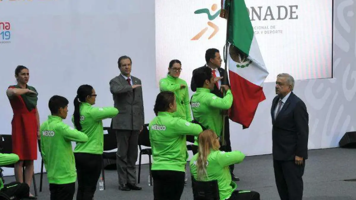 abanderamiento parapanamericanos DANIEL HIDALGO